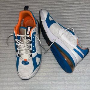 Nike Air Max 270 Futura men's sneaker Size 12 White Blue Orange